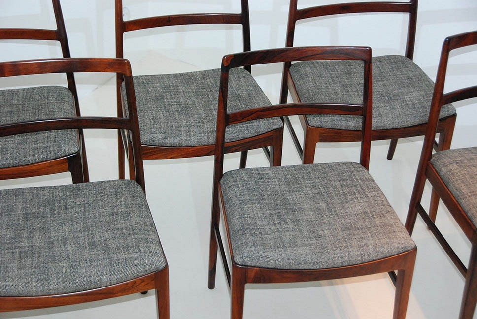 ARNE VODDER Sets of 6 chairs