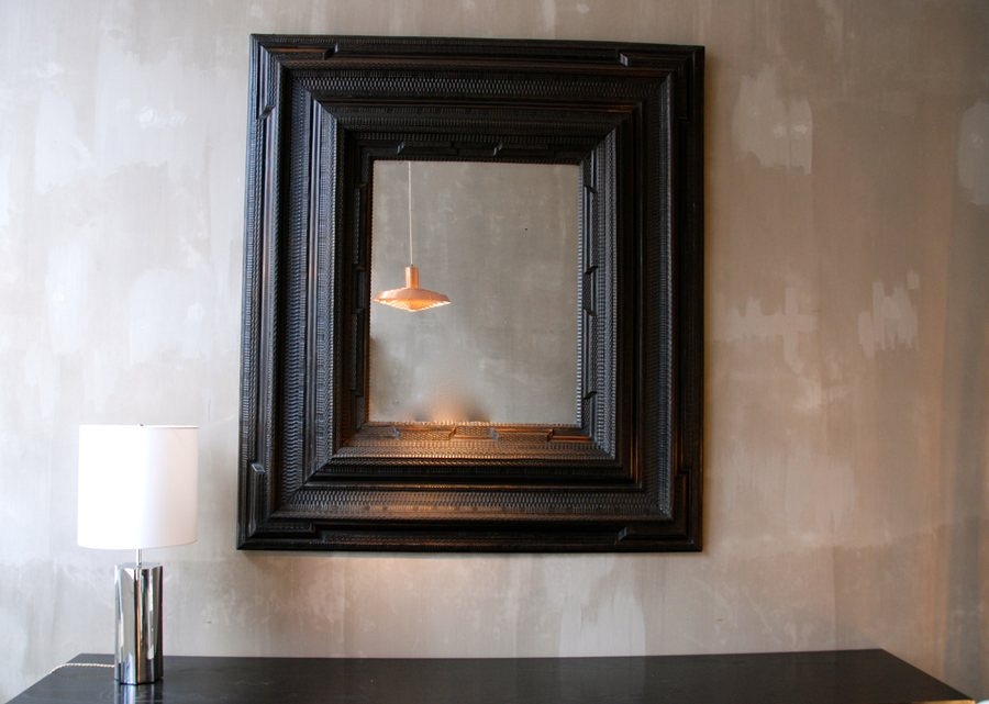 mirror, black