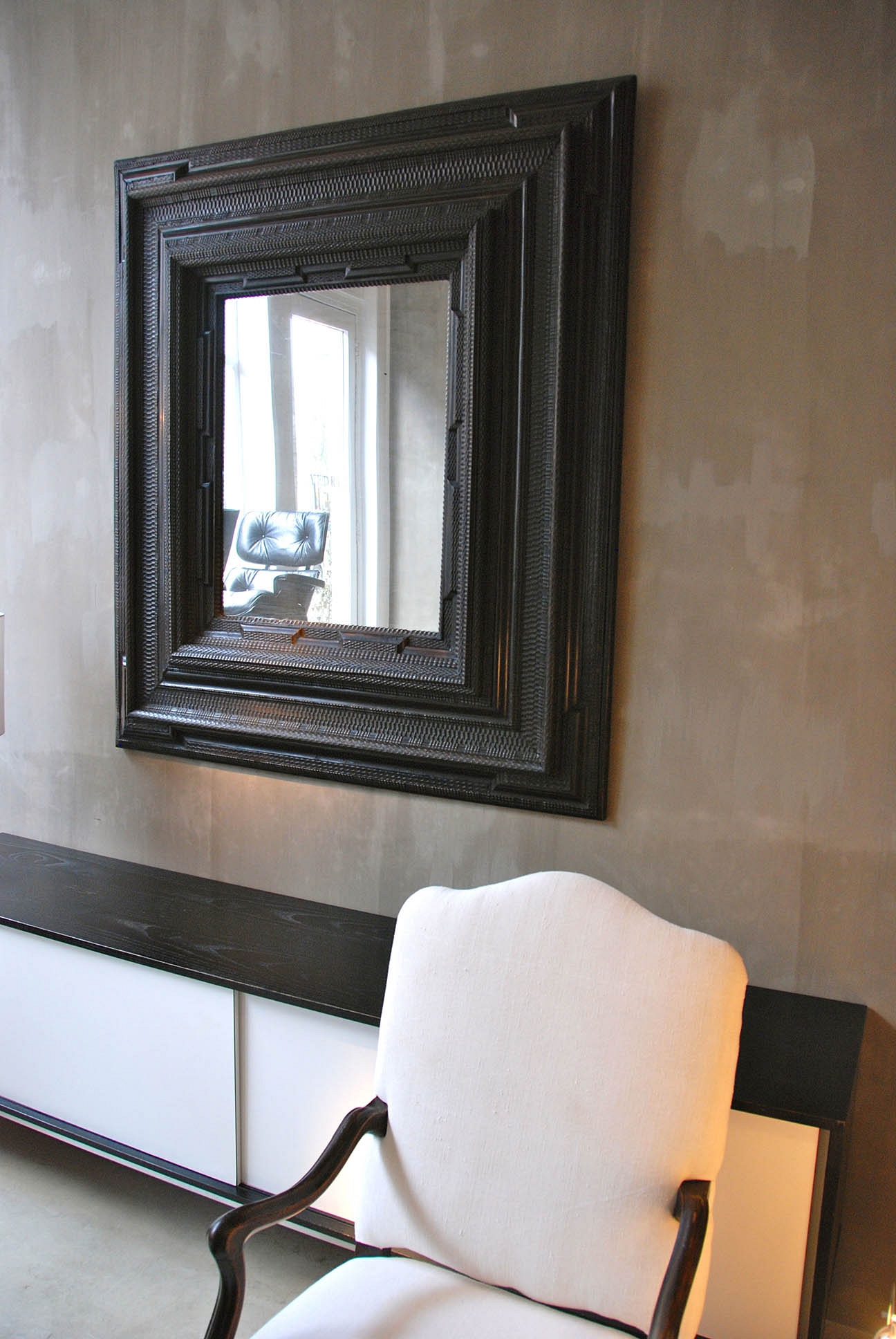 mirror, black