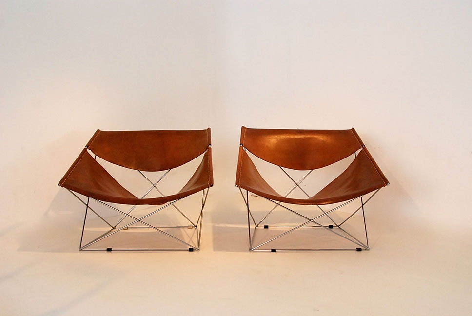 PIERRE PAULIN PAIR OF SEAT "Butterfly"