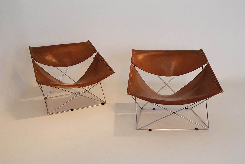 PIERRE PAULIN PAIR OF SEAT "Butterfly"