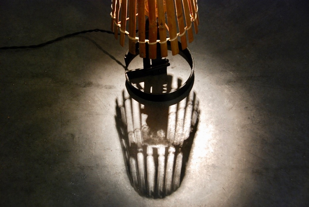 Table lamp in rotan (nr1)