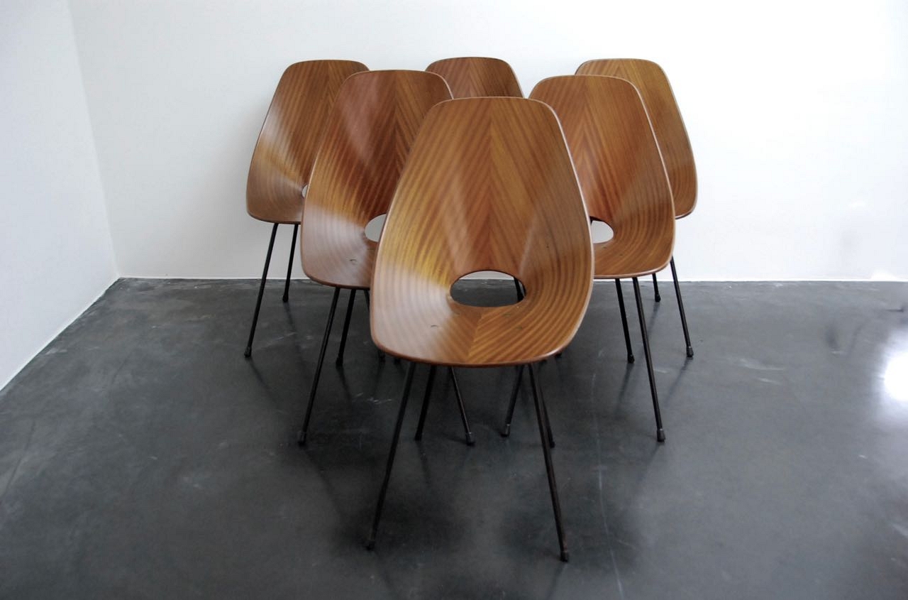 Vittorio Nobili Medea sets of 6 chairs