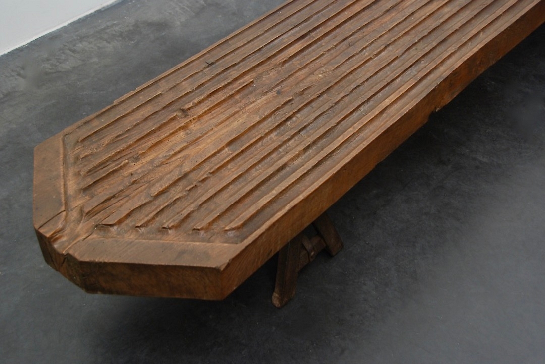low table in oak