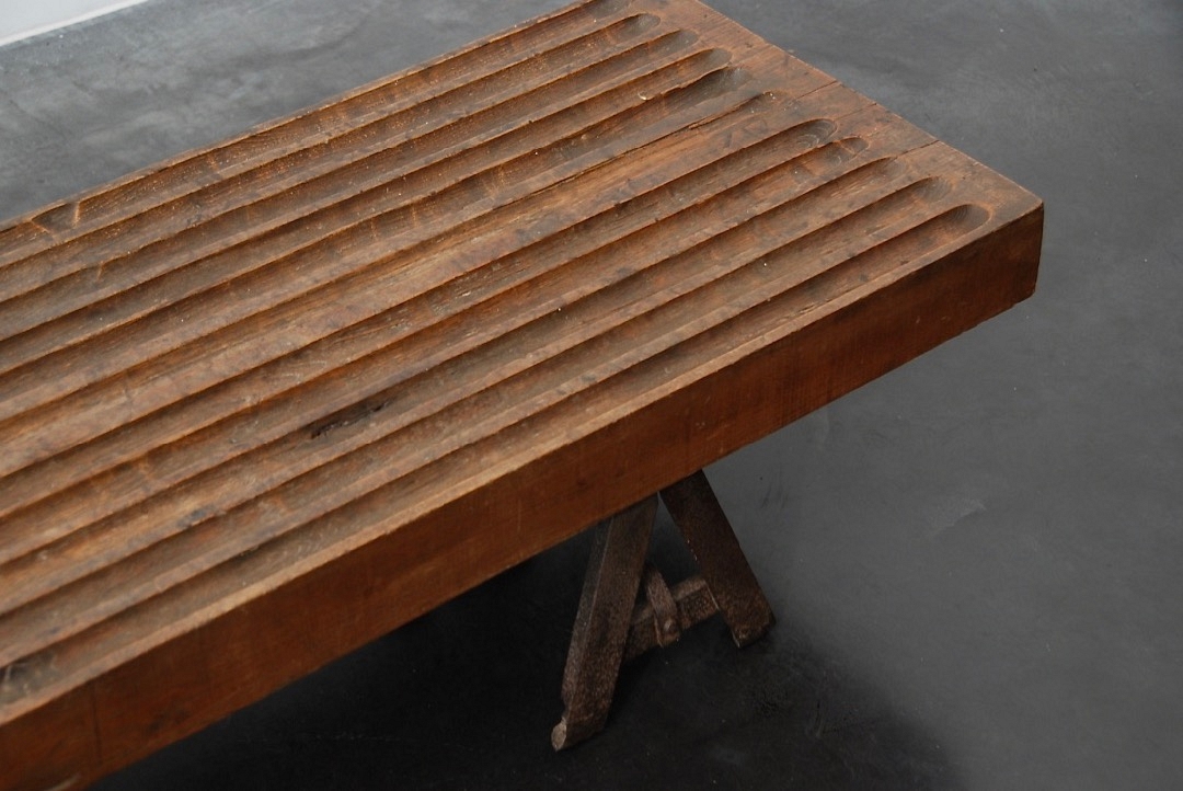 low table in oak