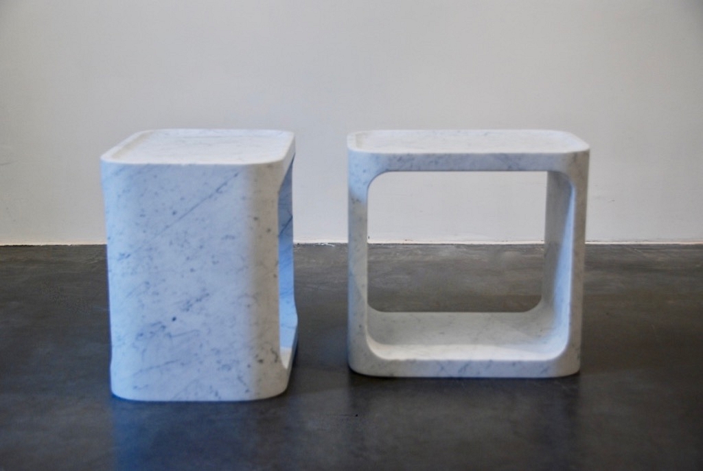Marble side tables