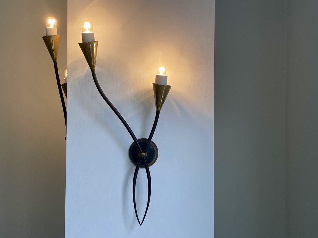 Wall lamps by Jean Royere