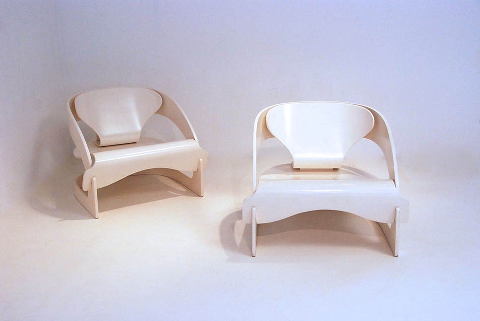 JOE COLOMBO pair of seat